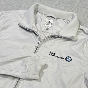 Peter Millar BMW Championship Golf Jacket Women's Small Gray Full Zip Polyester
